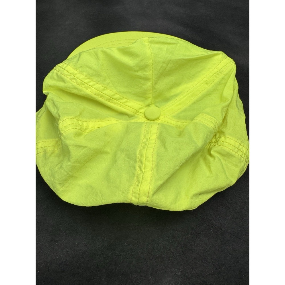 Vintage Snap On Tools Day at the‎ Races '91 Neon Yellow Snapback Hat Cap - Picture 5 of 5